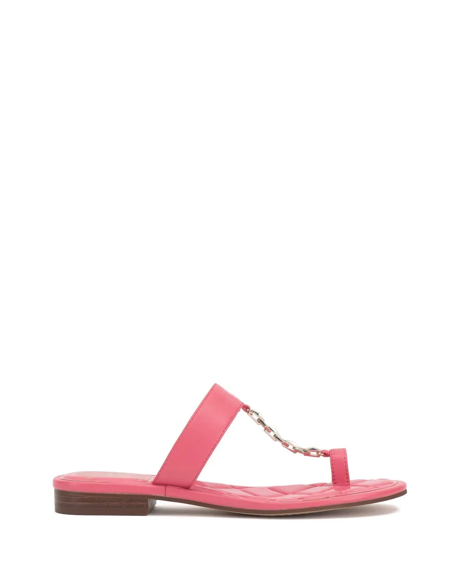 Vince Camuto Lexie Sandalo Catena Oro Tacco a Blocco