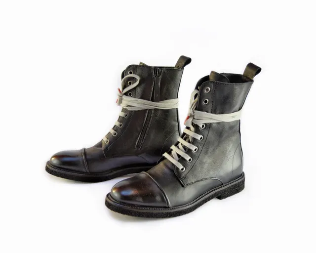 Ton Goût Deby Black stivaletti donna neri 37 tacco 2,5 cm