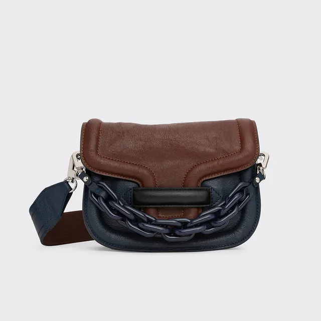 Pierre Hardy Alphaville mini borsa donna blu navy pelle