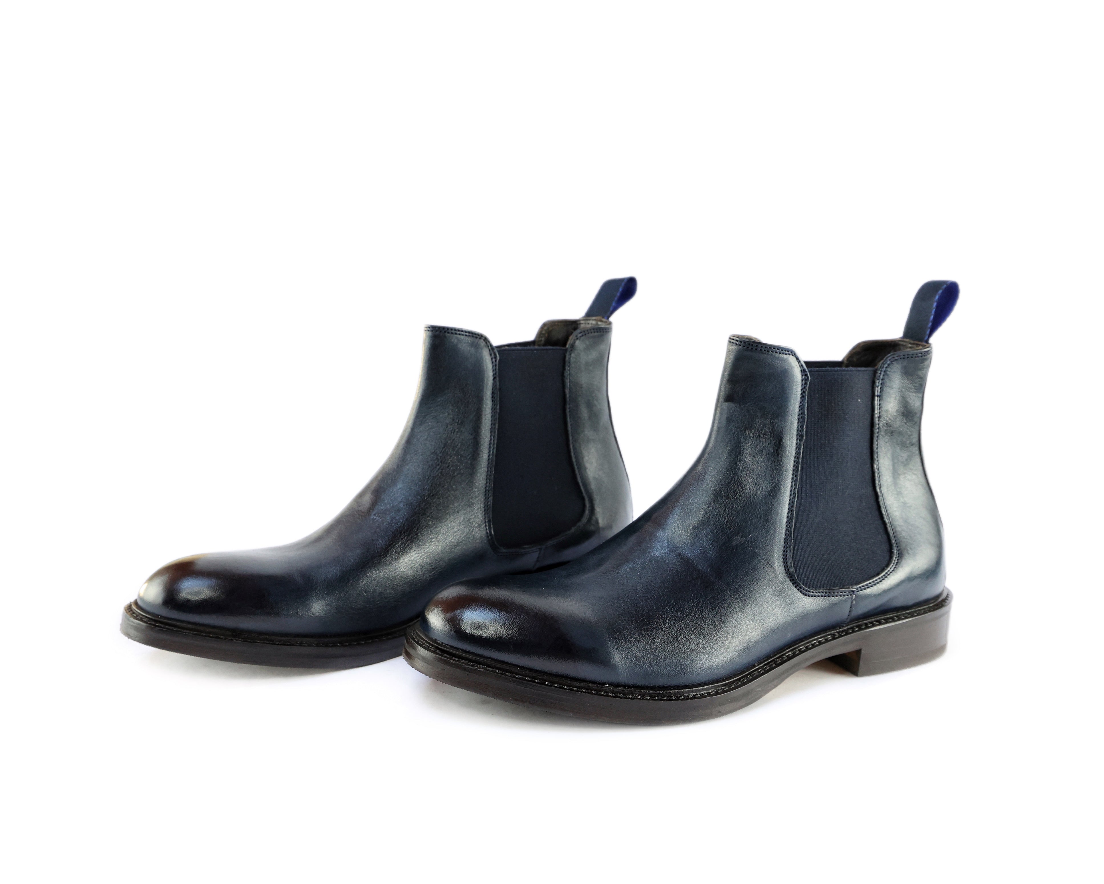 Ton Goût Sandro beatles uomo camoscio blu