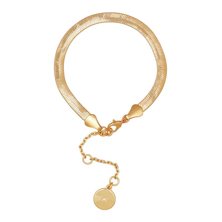 Vince Camuto Bracelets bracciale oro spina di pesce 19 cm