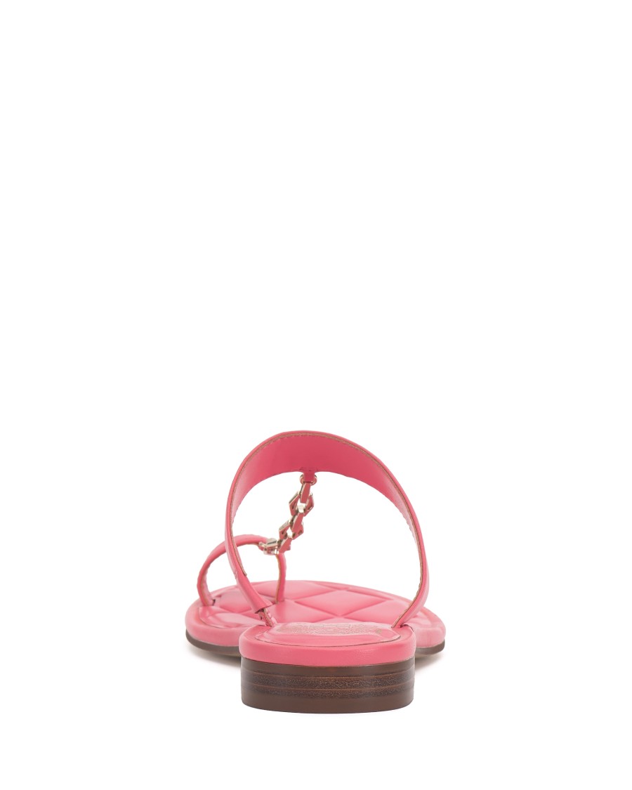 Vince Camuto Lexie Sandalo Catena Oro Tacco a Blocco