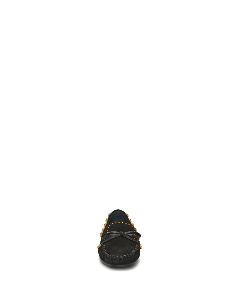 Vince Camuto Sennett mocassini camoscio con borchie oro