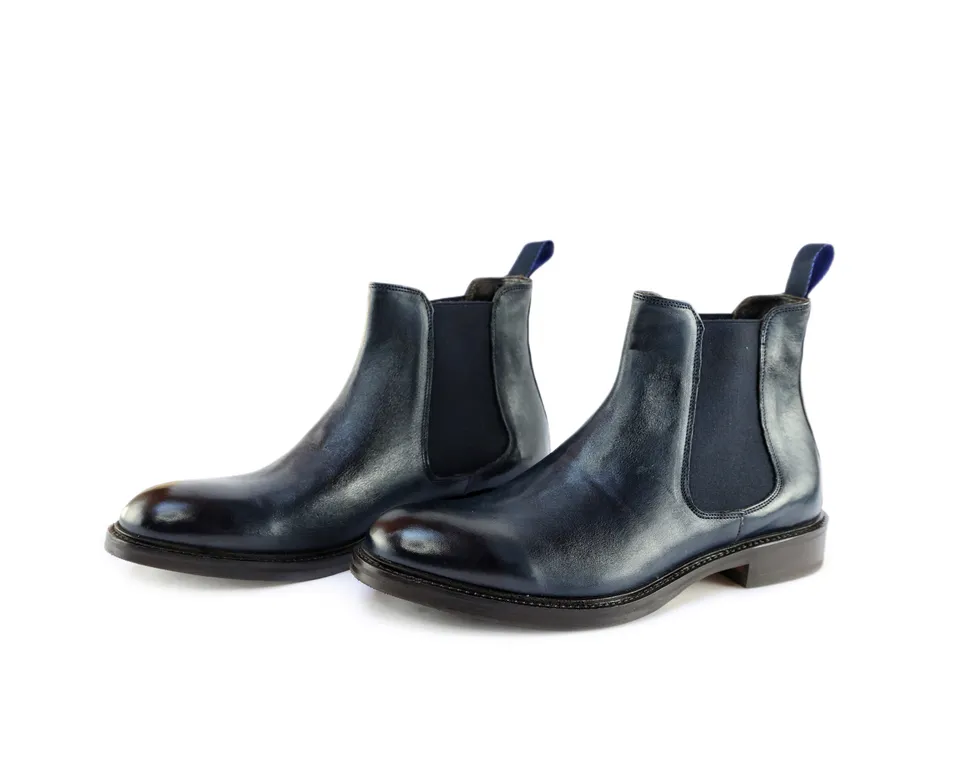 Ton Goût Sandro beatles uomo camoscio blu