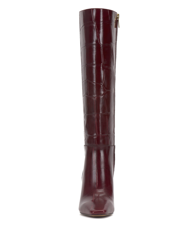 Vince Camuto Bennidy Stivale Alto Ginocchio Tacco Largo