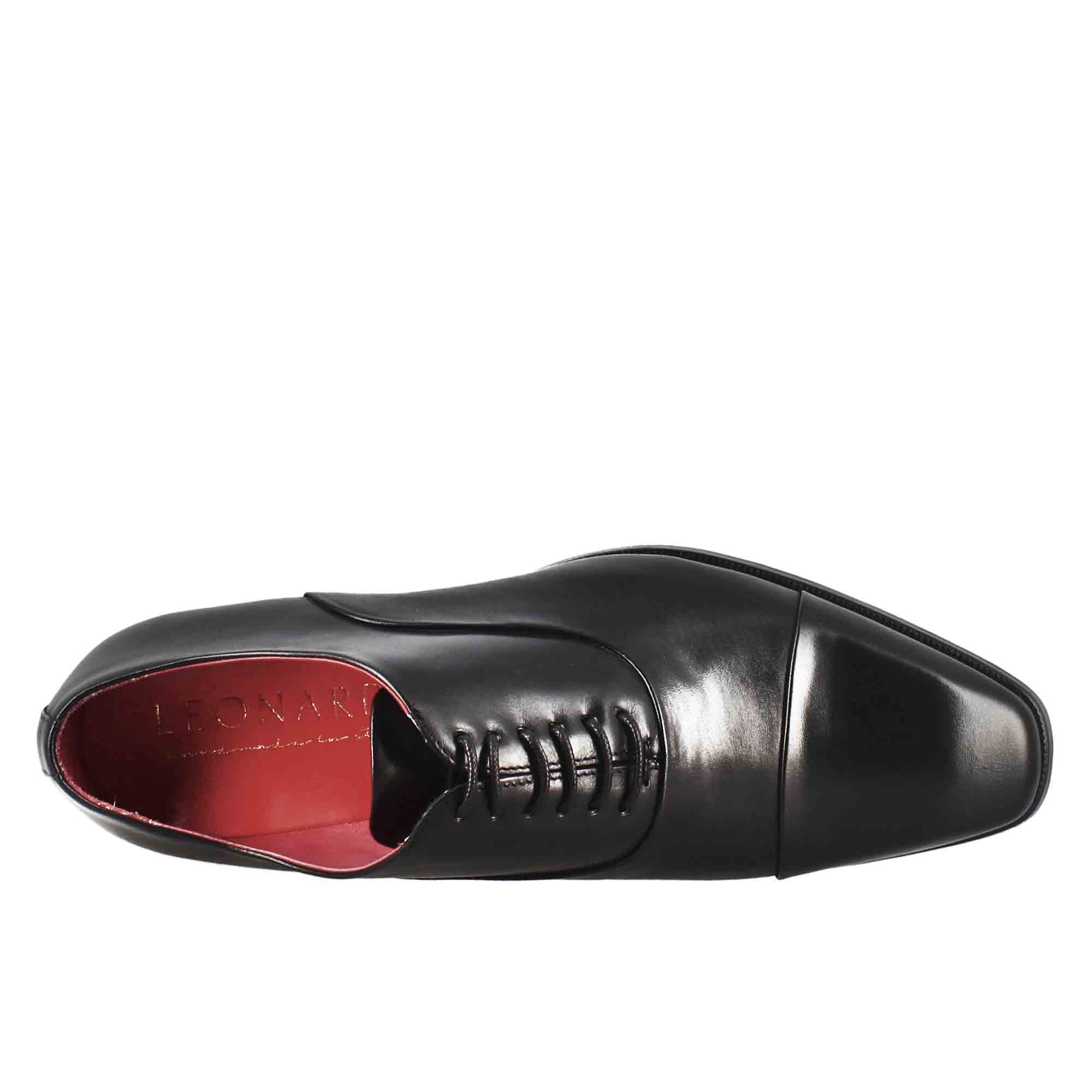 Leonardo Shoes Francesine francesine pelle puntale nero