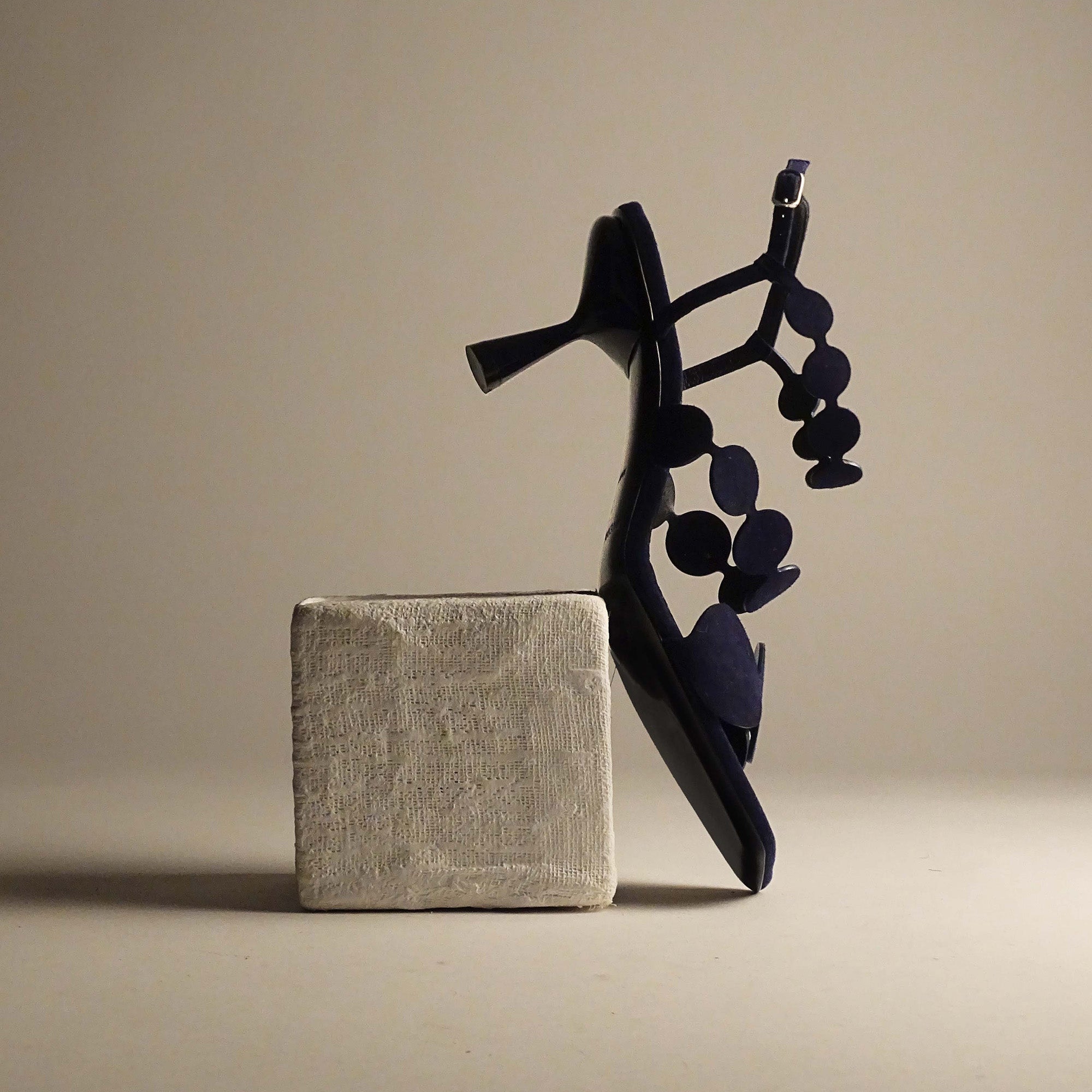 Pierre Hardy Bulle Lava sandalo donna blu tacco 60 mm
