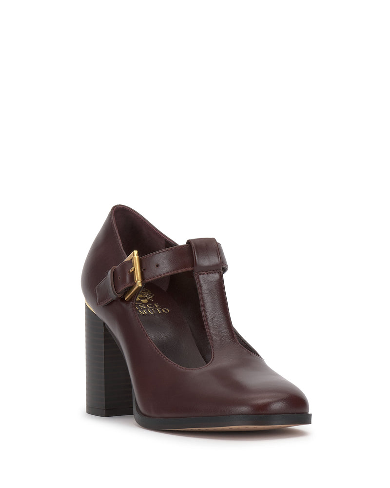Vince Camuto Micha Pompa T-Strap Decolleté Donna Vintage