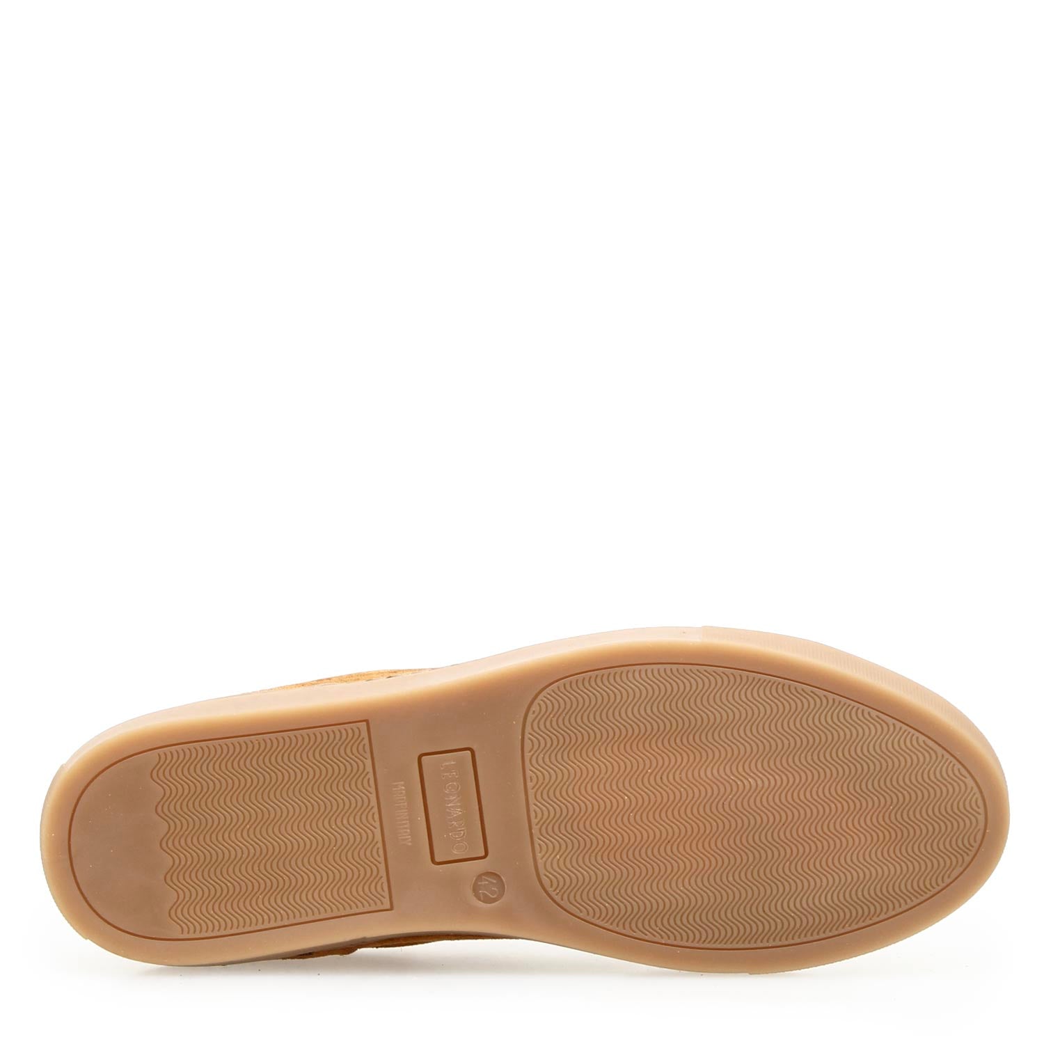 Leonardo Shoes Sneakers Uomo Pitagora Marrone pelle scamosciata