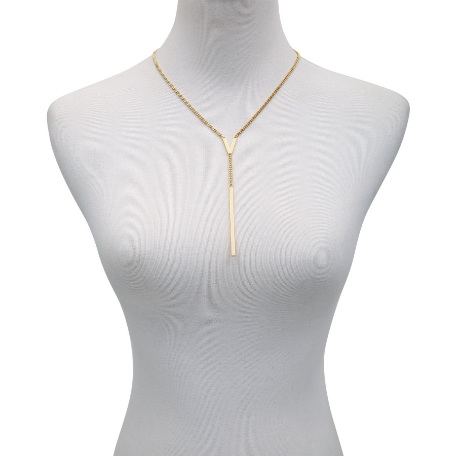 Vince Camuto Lariat Y Collana a Y Oro da Donna