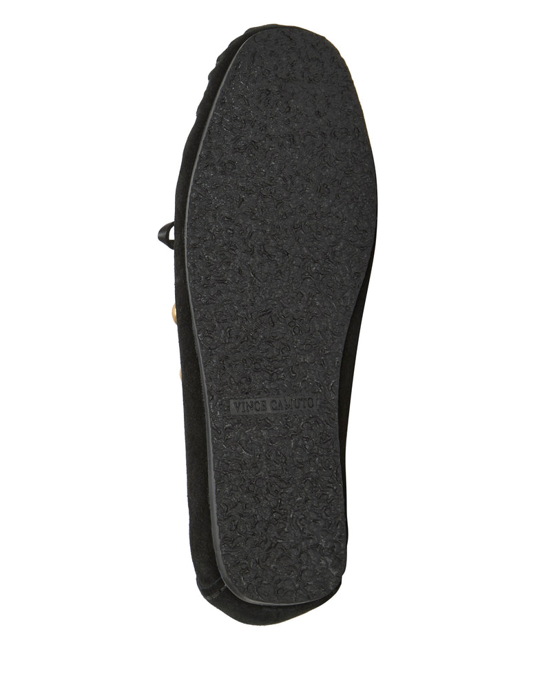 Vince Camuto Sennett mocassini camoscio con borchie oro