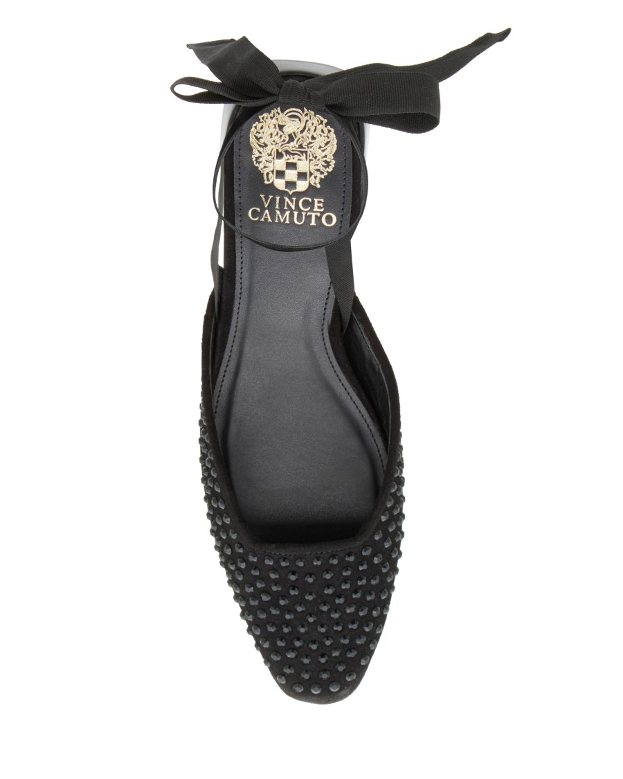 Vince Camuto Kayla Flat Ballerine Donna Punta Quadrata con Strass