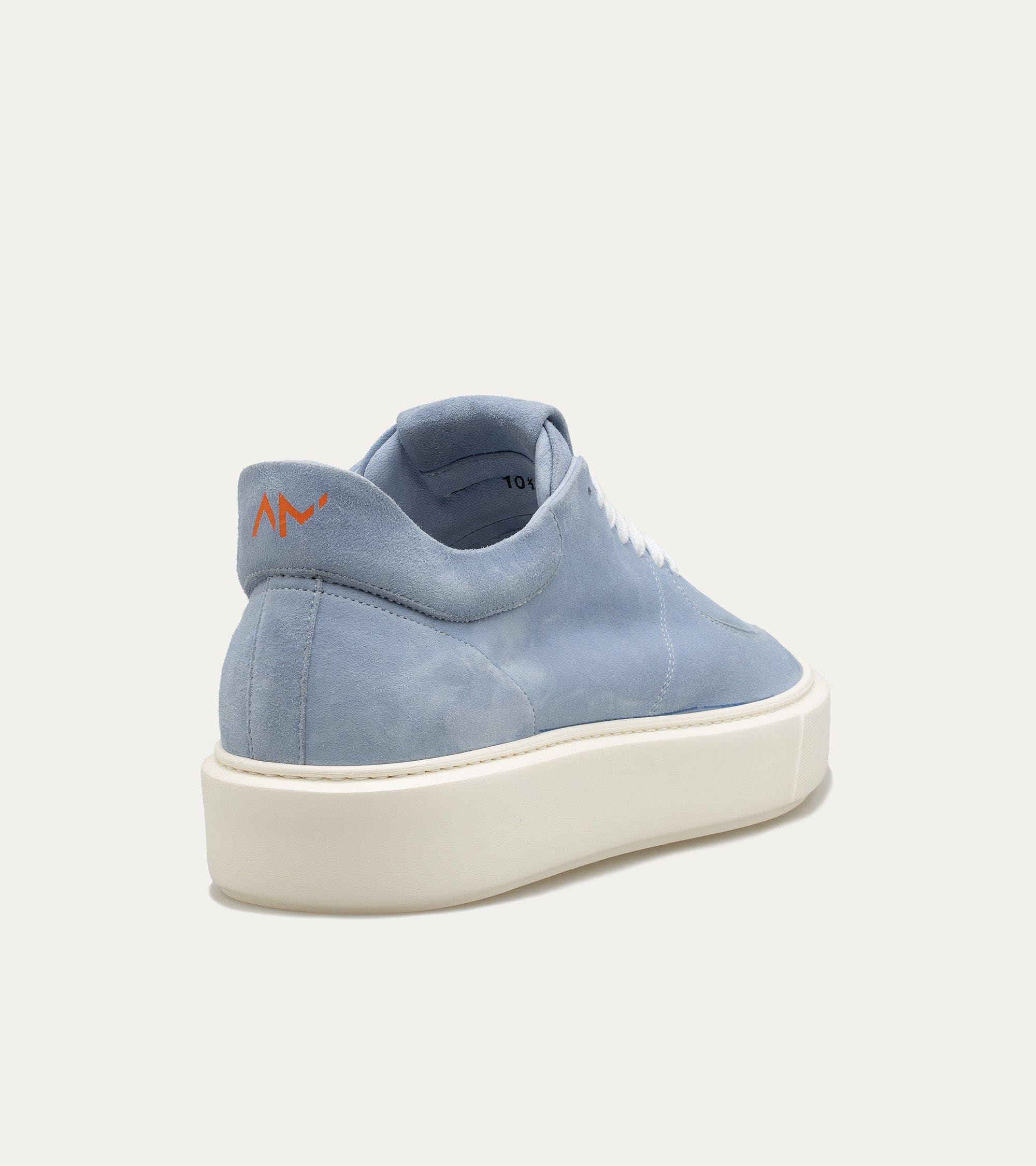 Ace Marks Kody Light Blue Suede Sneaker Uomo Camoscio Azzurro