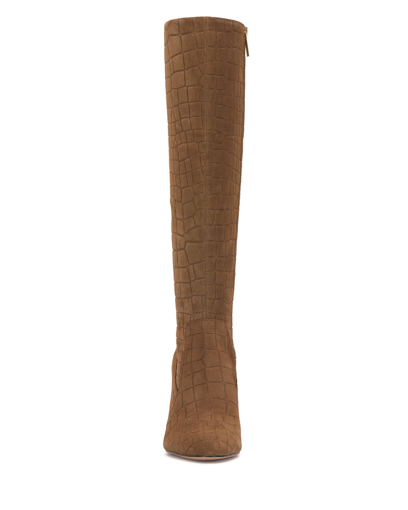 Vince Camuto Gylina Stivale Alto Polpaccio Extra Largo Donna