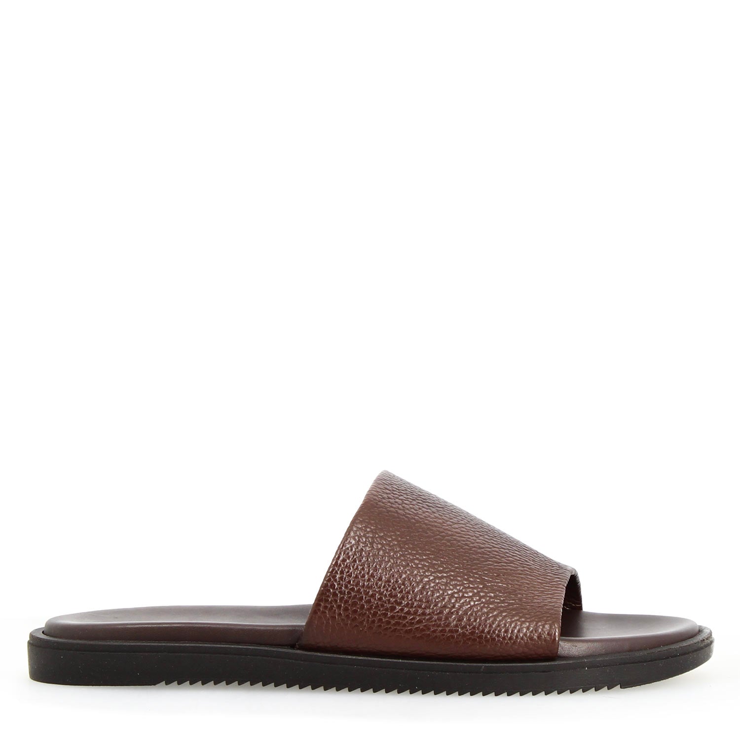 Leonardo Shoes Romolo Sandali Uomo Marrone Scuro