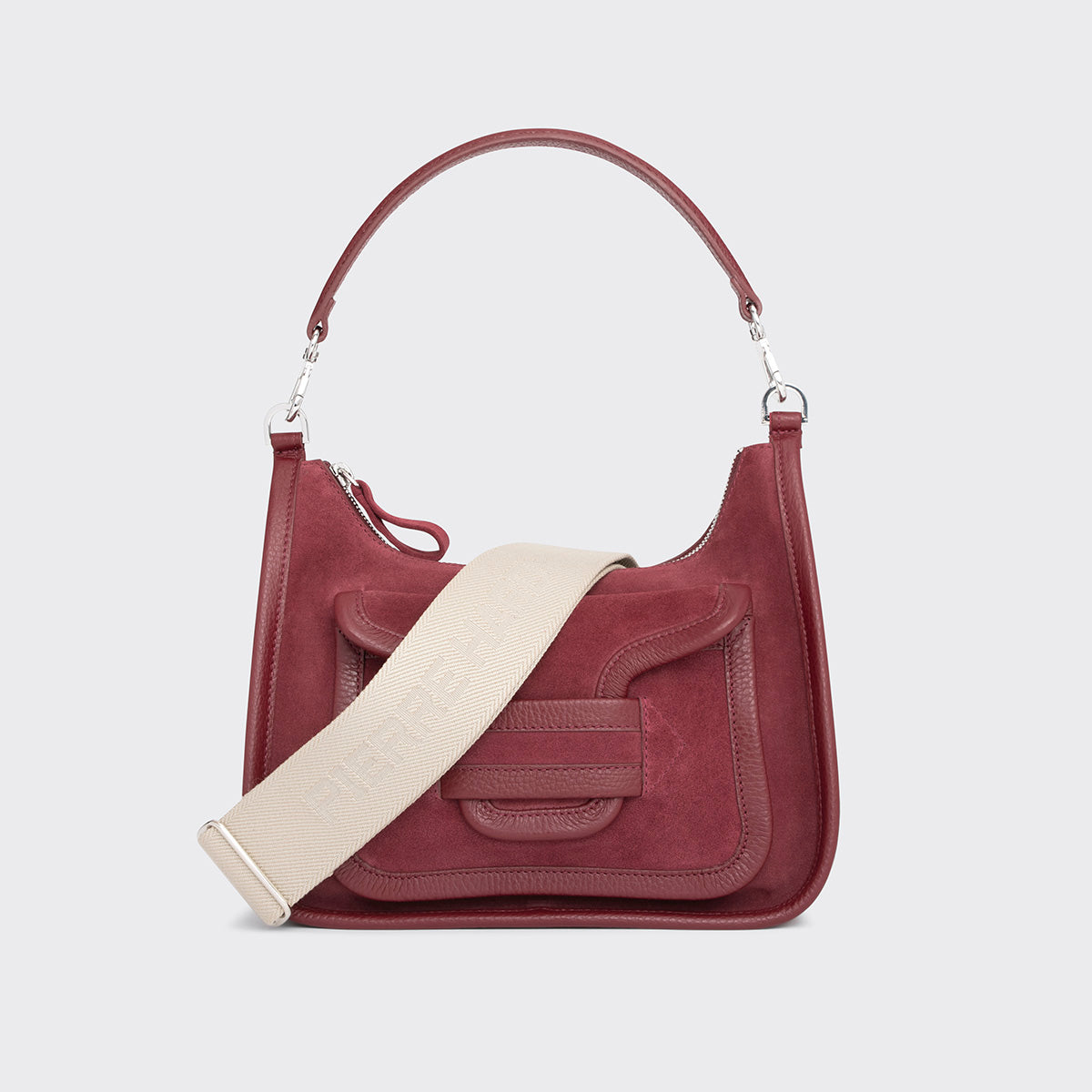 Pierre Hardy Alpha Day AHV7 borsa bordeaux pelle spalla