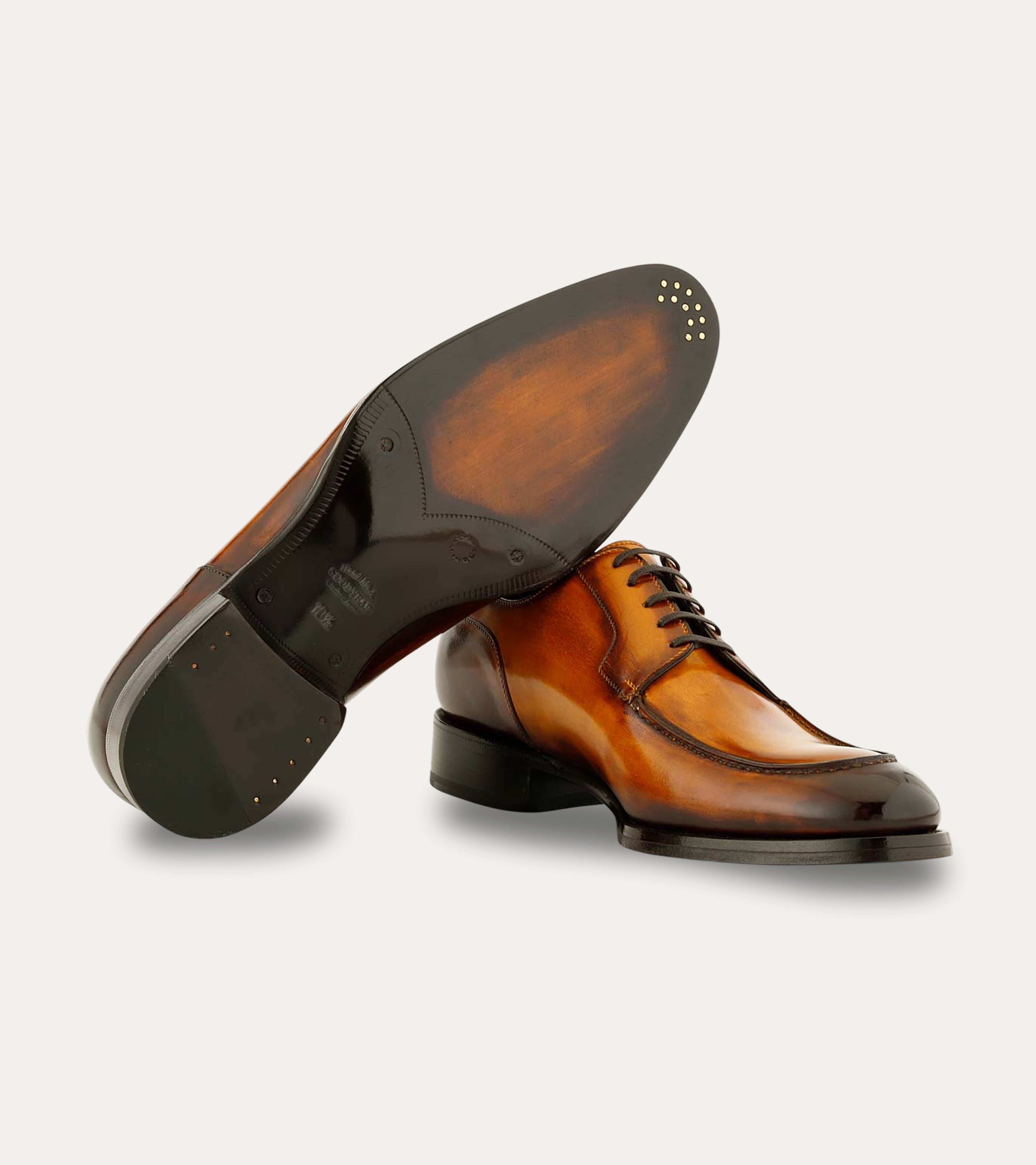 Ace Marks Michael Bourbon derby blucher uomo pelle