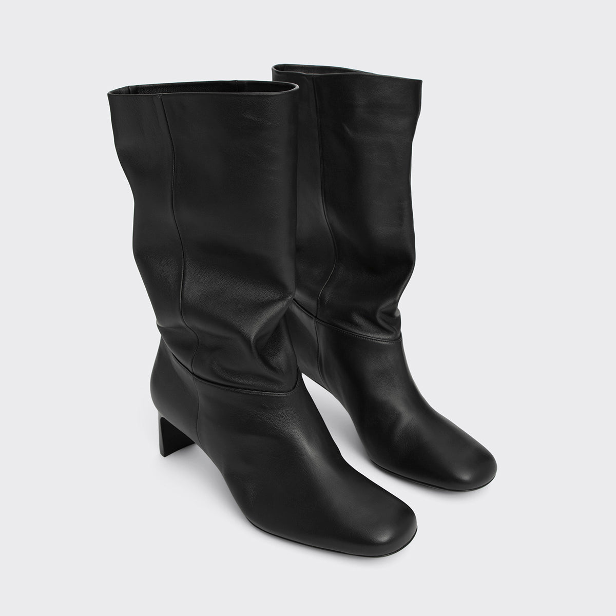 Pierre Hardy Joelle Stivali Neri Pelle Tacco 55 mm