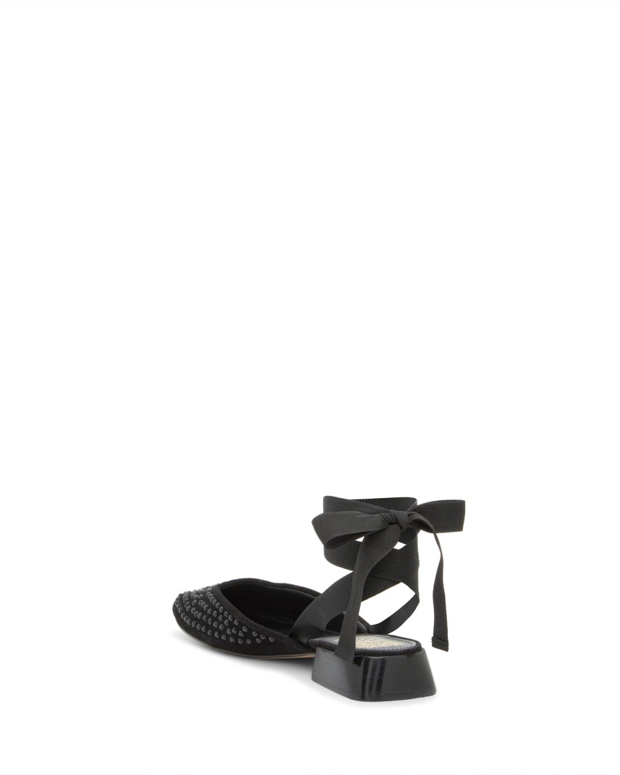 Vince Camuto Kayla Flat Ballerine Donna Punta Quadrata con Strass