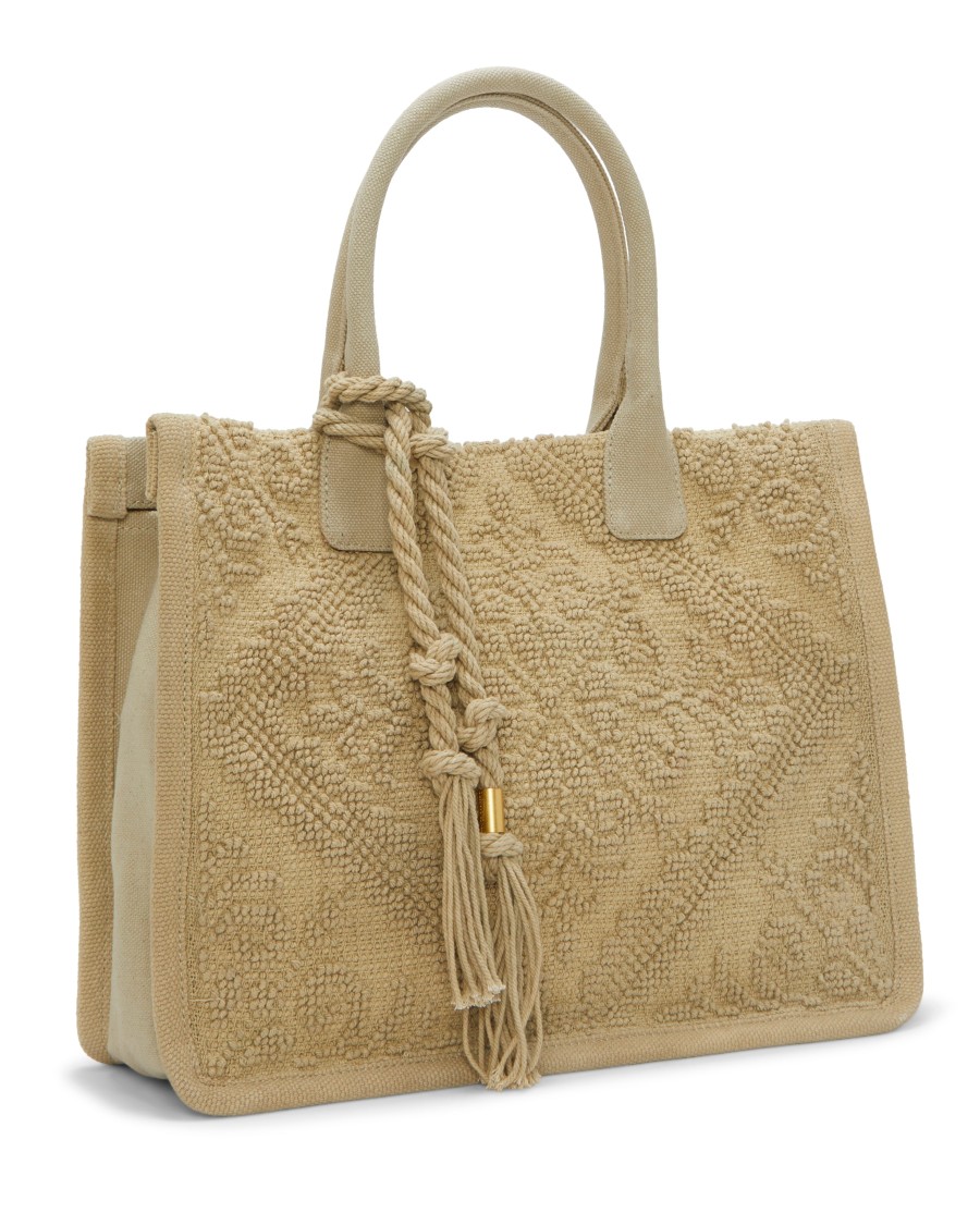 Vince Camuto Orla borsa tote tela oversize manici arrotolati
