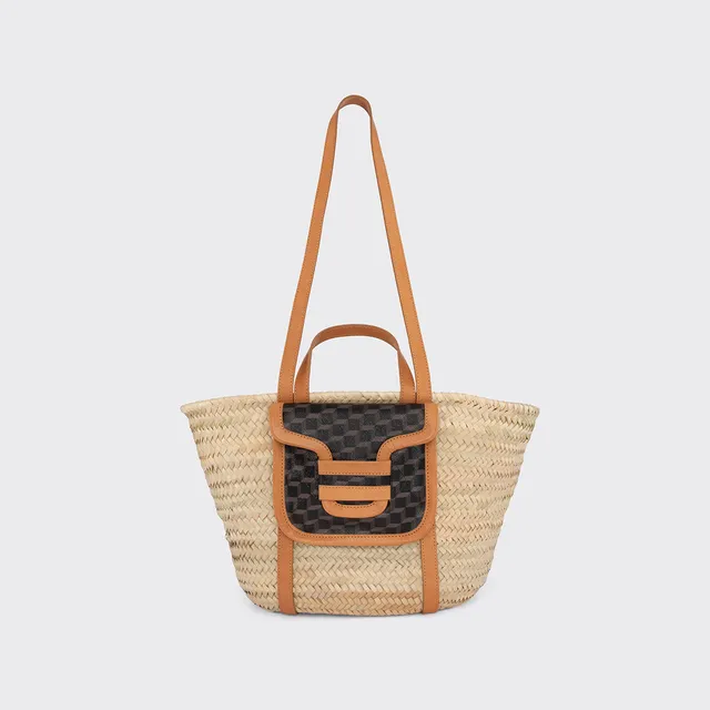 Pierre Hardy Alpha borsa cesta donna nera intrecciata