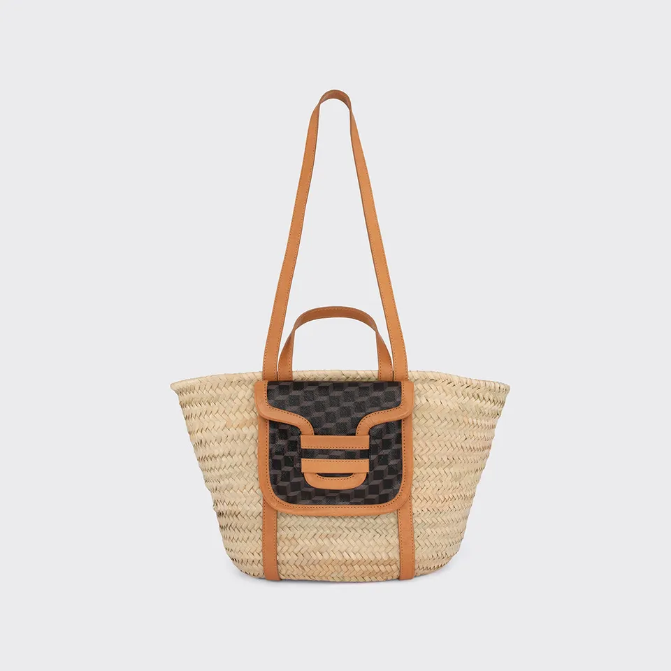 Pierre Hardy Alpha borsa cesta donna nera intrecciata