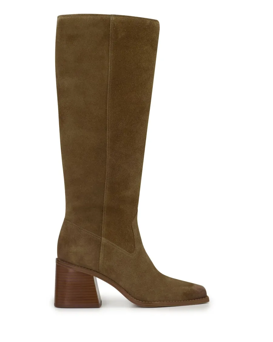 Vince Camuto Sangeti Stivale Alto Donna Tacco Largo