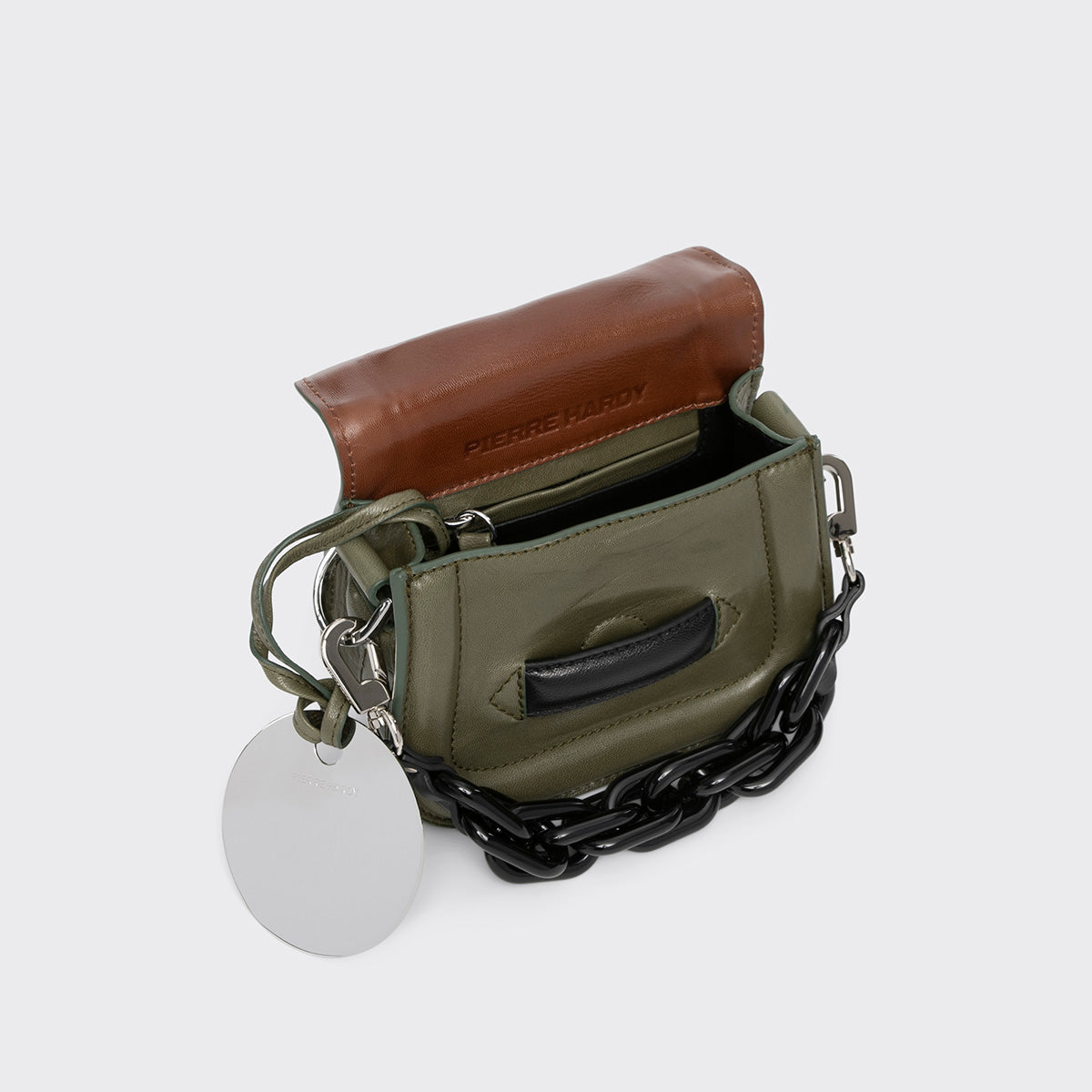 Pierre Hardy Alphaville Micro Alphaville Borsa a Tracolla Kaki Mini