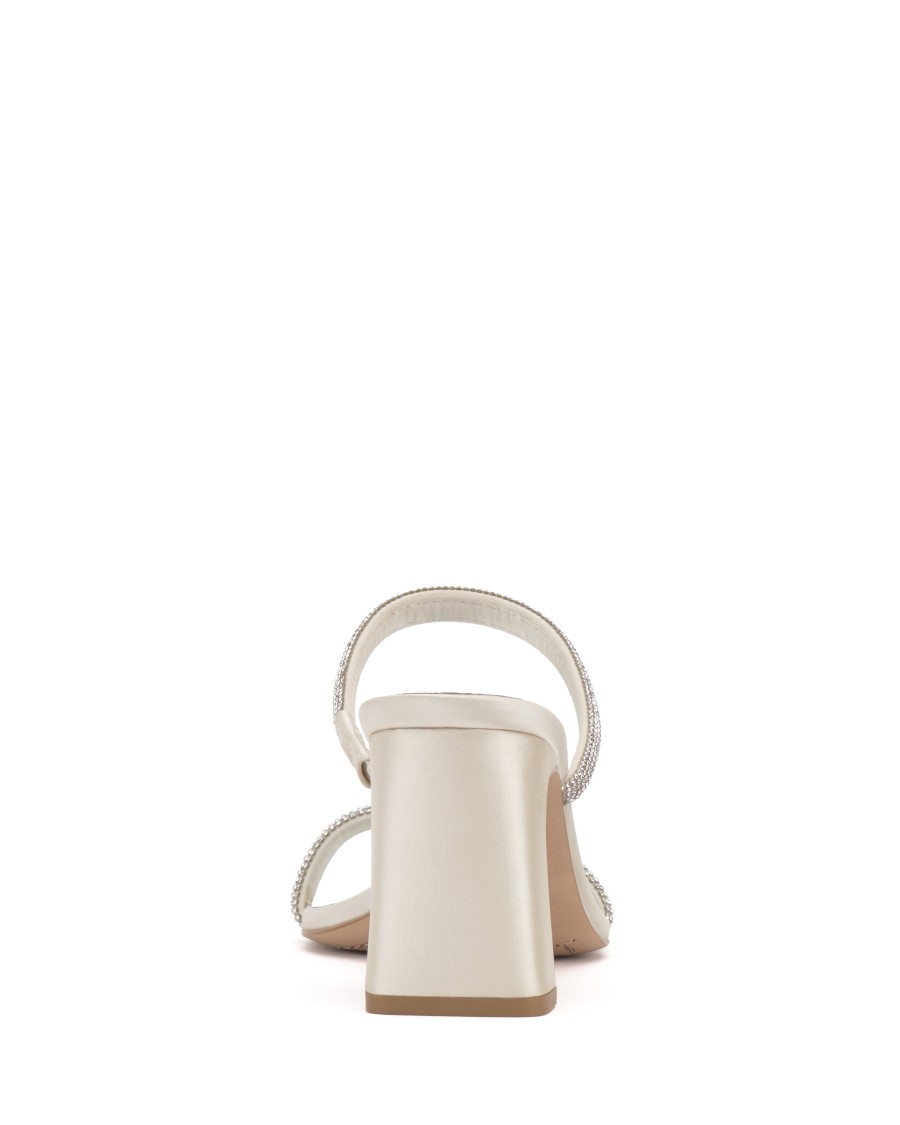 Vince Camuto Azarah Mules Donna Strass Tacco a Blocco