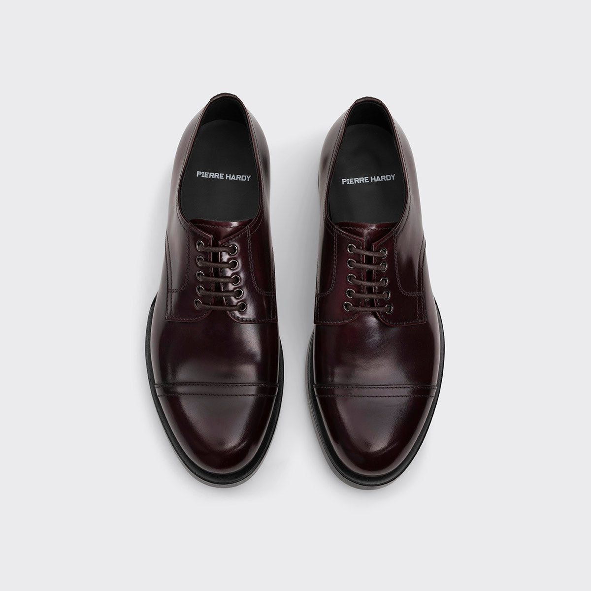 Pierre Hardy Ralph Derby scarpe derby borgogna tacco 3 cm