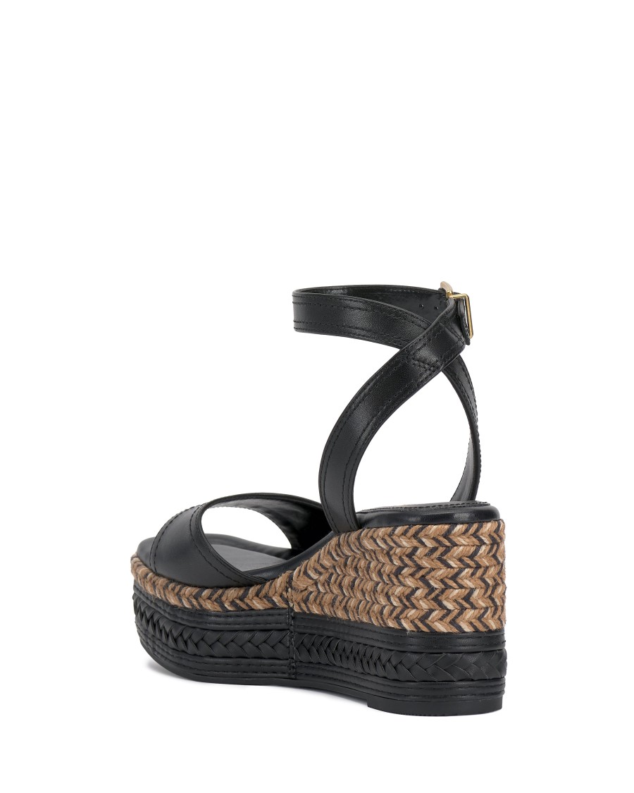Vince Camuto Lilla Sandalo con Zeppa Espadrillas Donna