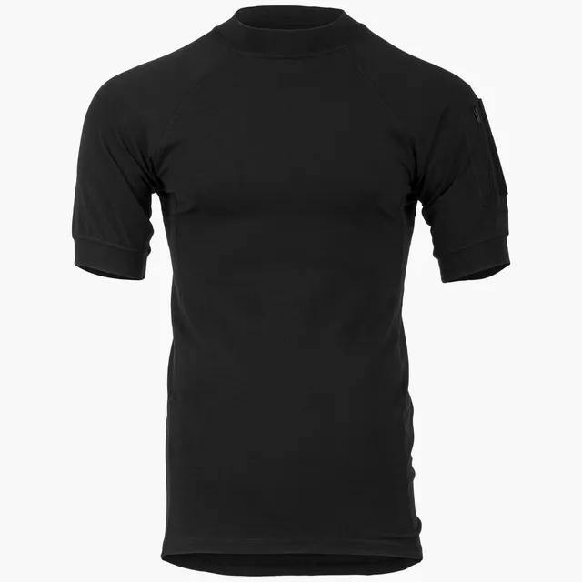 MAK Combat maglietta tattica uomo nero cotone traspirante