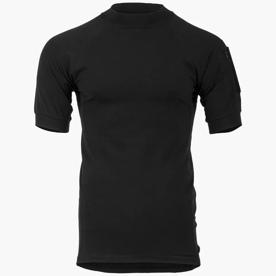 MAK Combat maglietta tattica uomo nero cotone traspirante