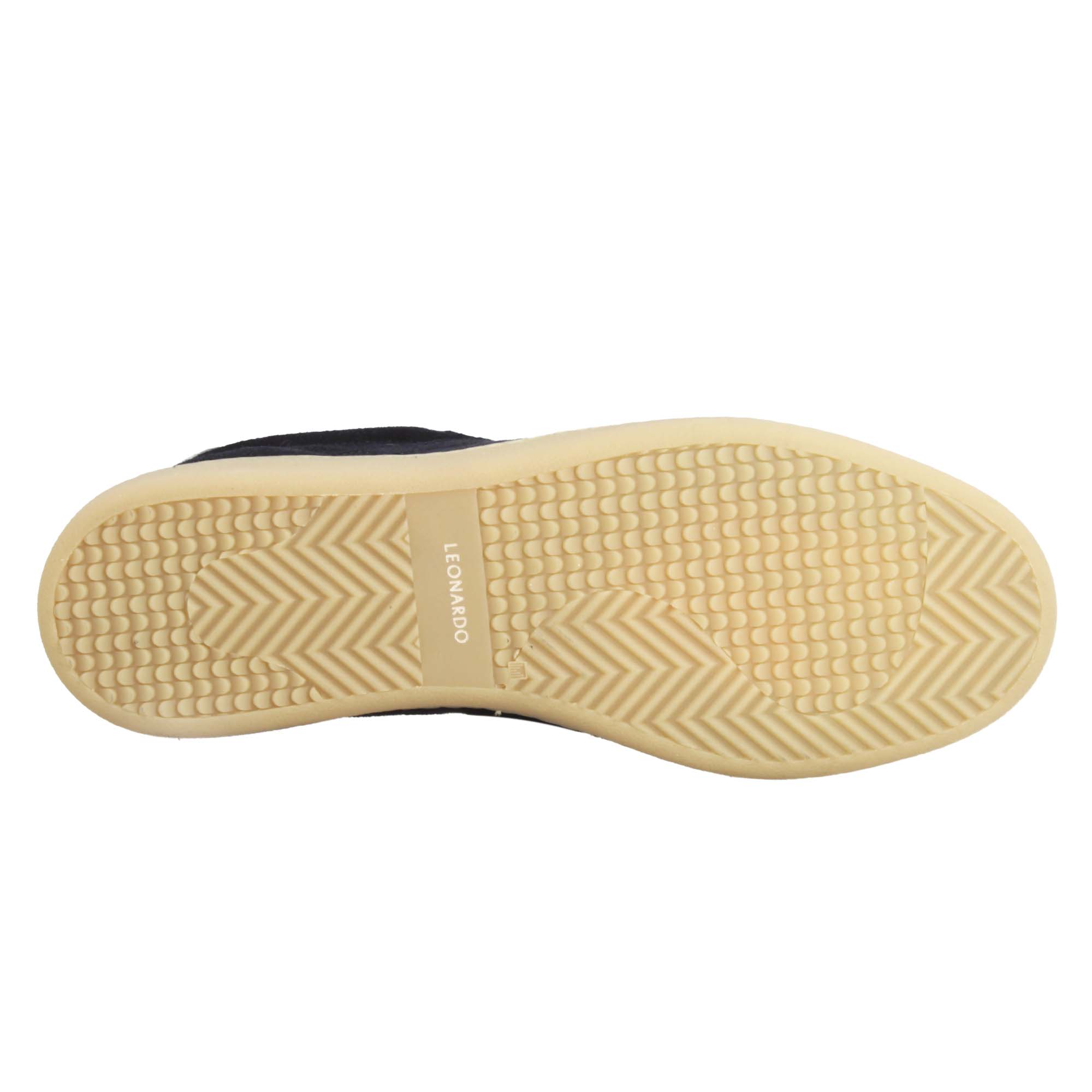Leonardo Shoes Sneakers Uomo Bizantino sneakers blu camoscio