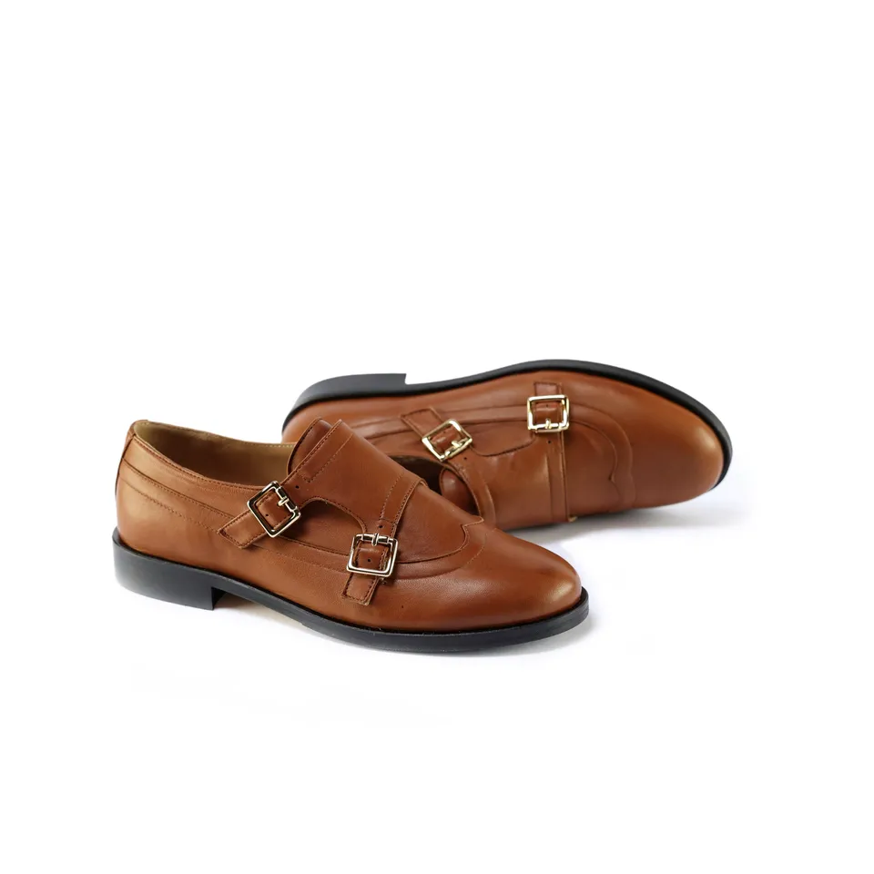Ton Goût Mocassino Betty scarpe donna cavallino moro