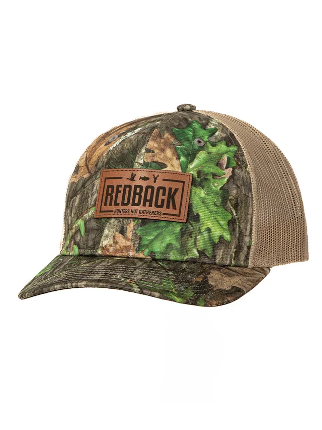 Redback Camo Hunter Trucker cappello snapback mimetico