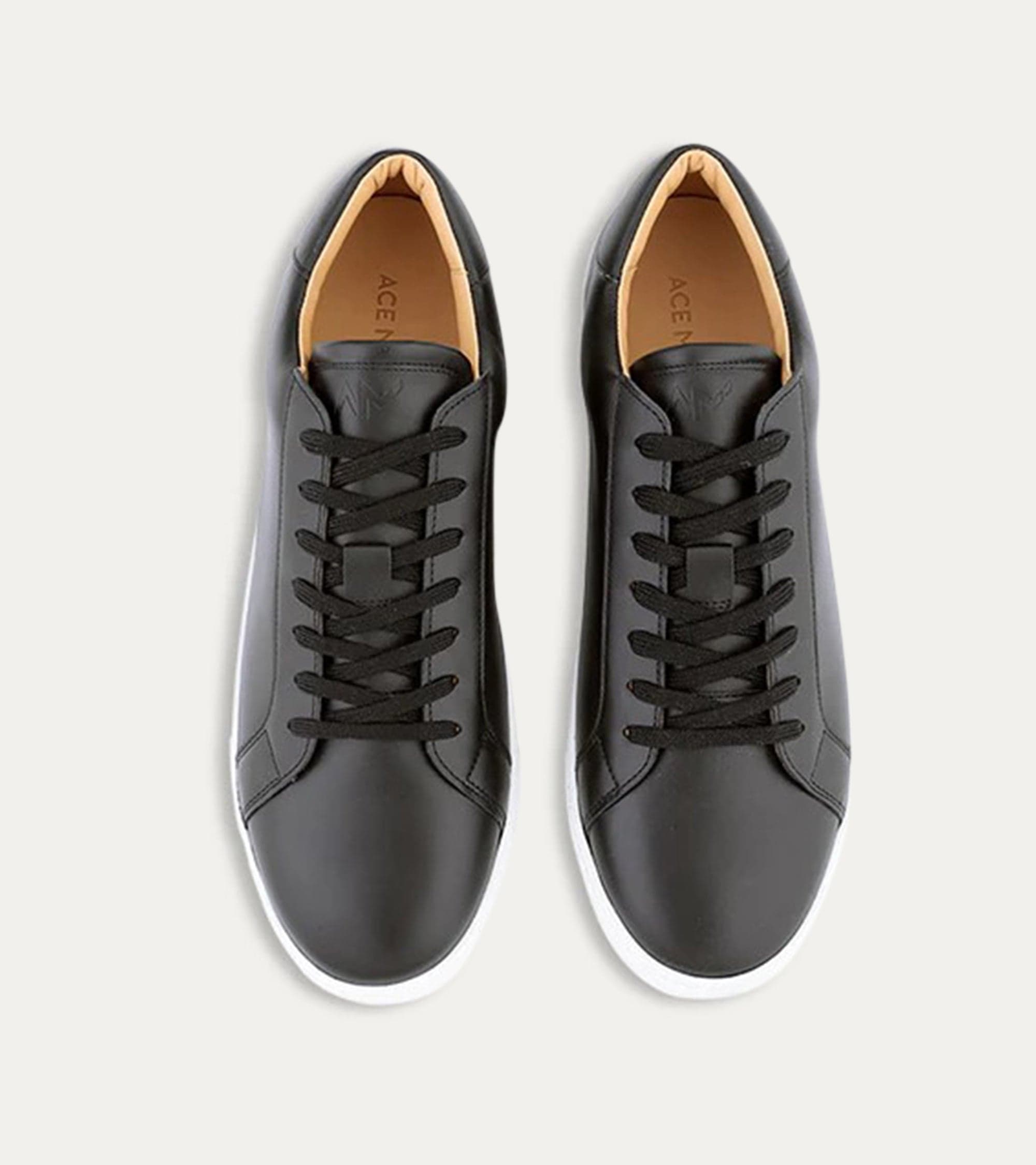 Ace Marks Lopro Dress Sneaker Black sneakers uomo pelle