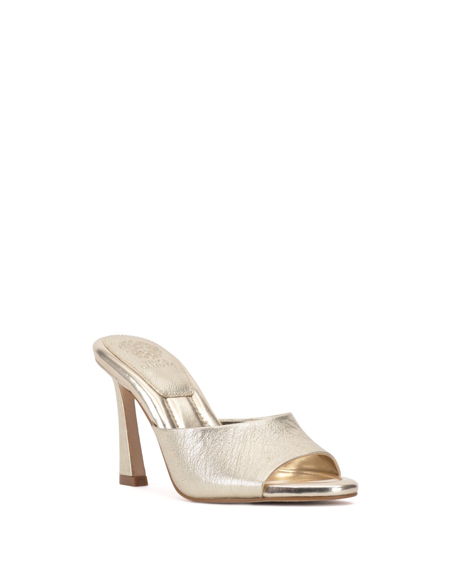 Vince Camuto Paigely mule donna punta aperta tacco svasato