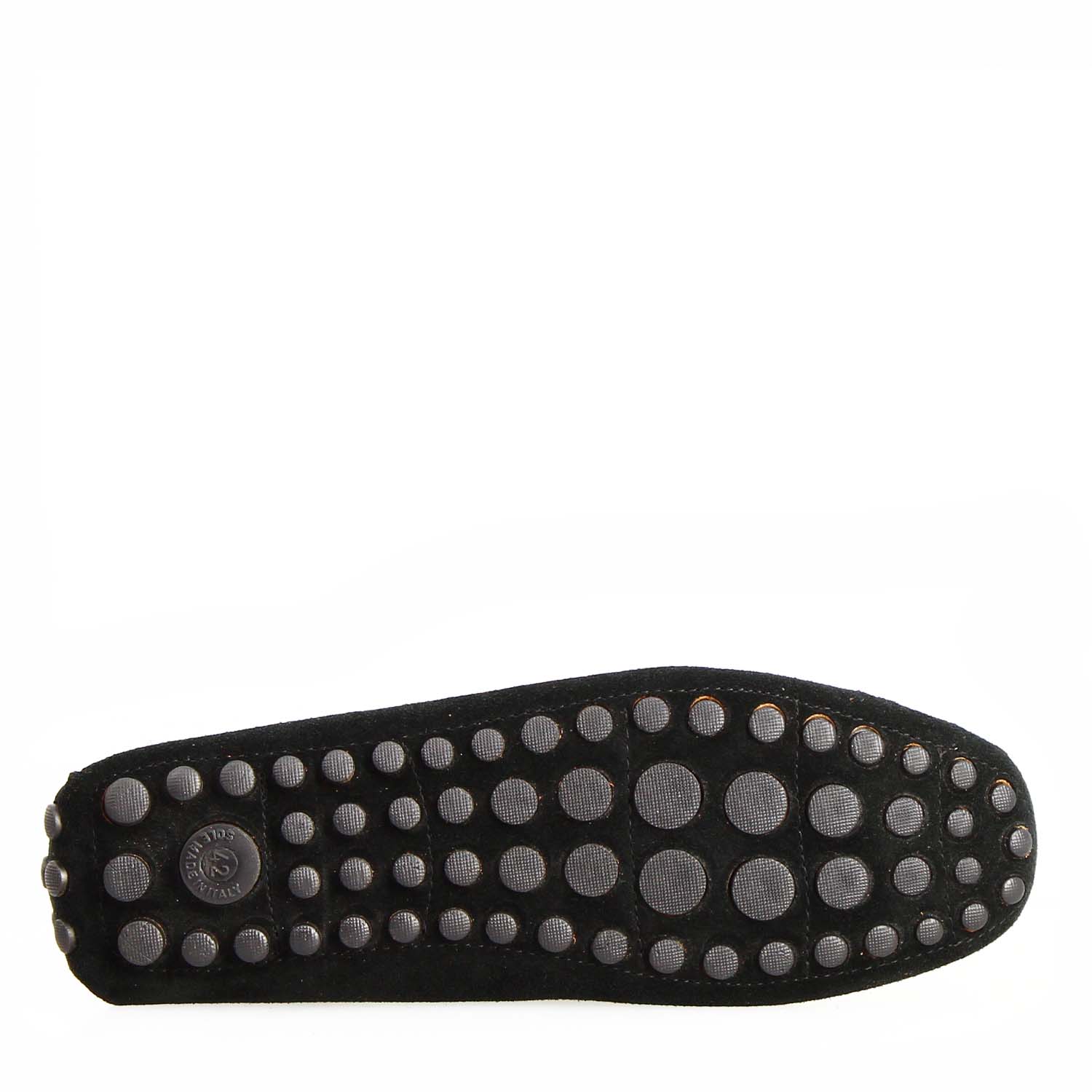 Leonardo Shoes Mocassini Uomo Garda Camoscio Nero Car Shoe
