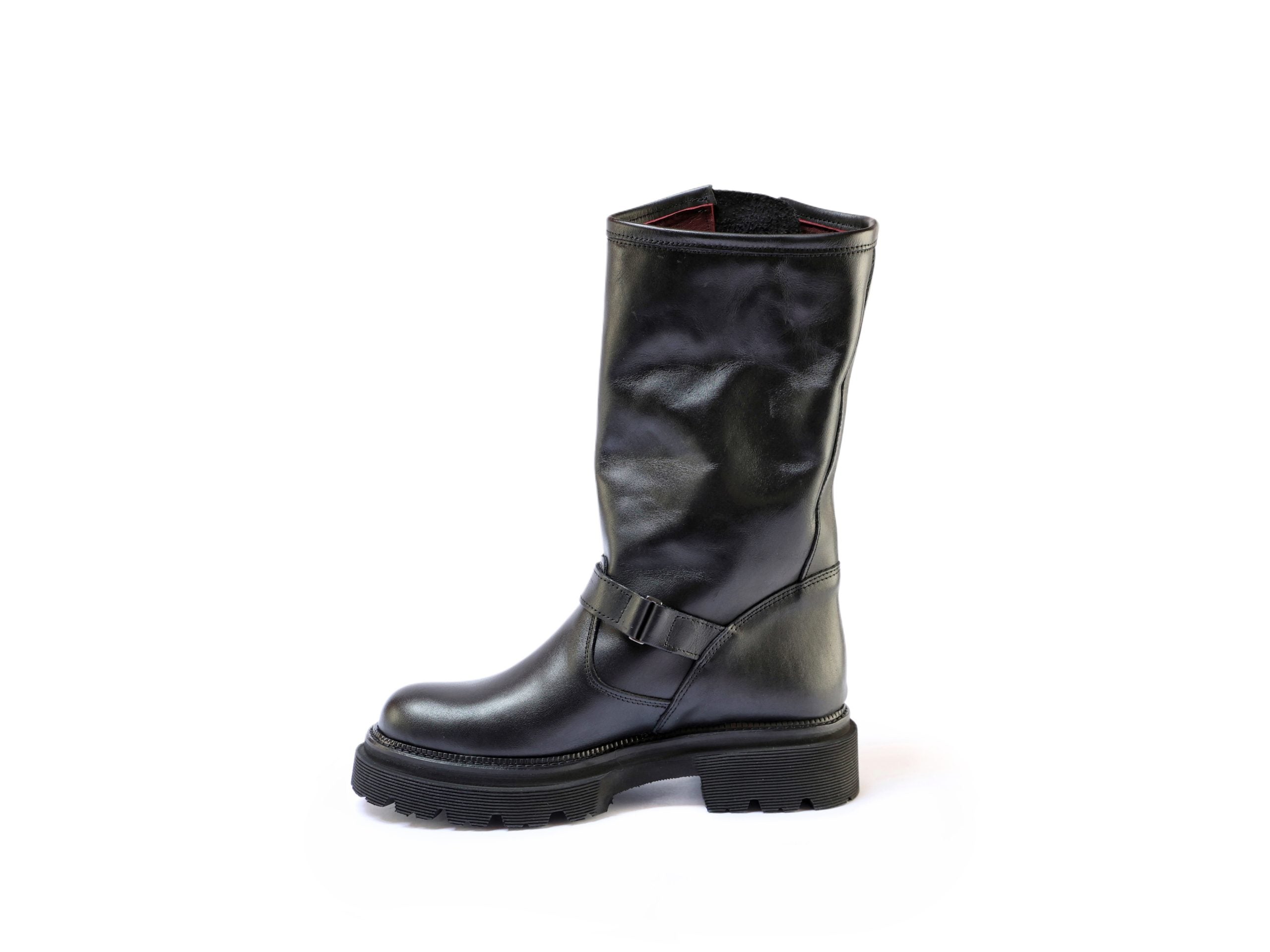 Ton Goût Trend stivaletti donna pelle nero altezza 25 cm