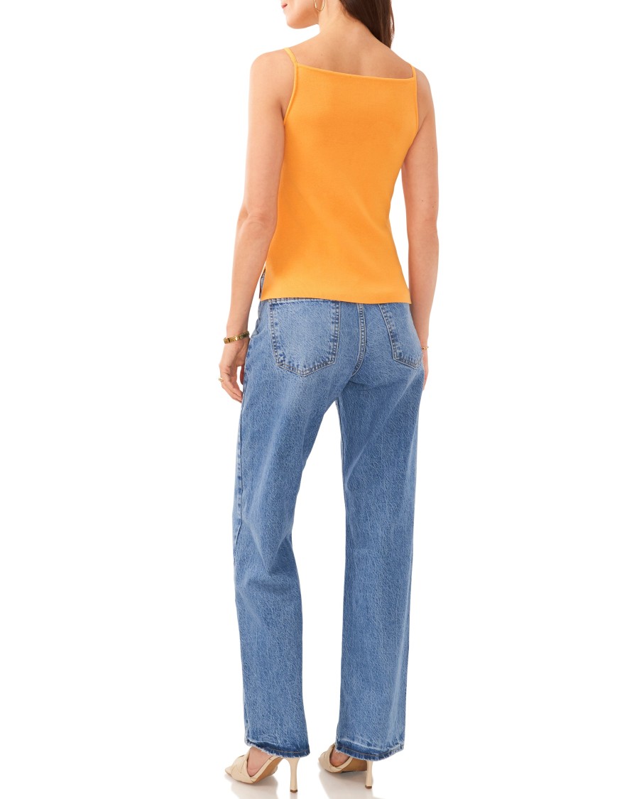 Vince Camuto Tops Canotta in Maglia Scollo a Barca