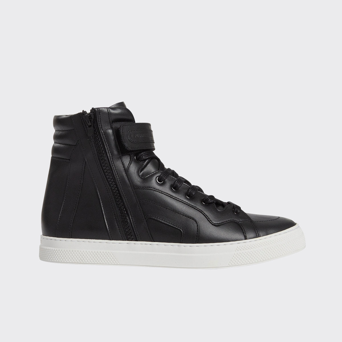 Pierre Hardy 112 sneakers alte uomo nere pelle