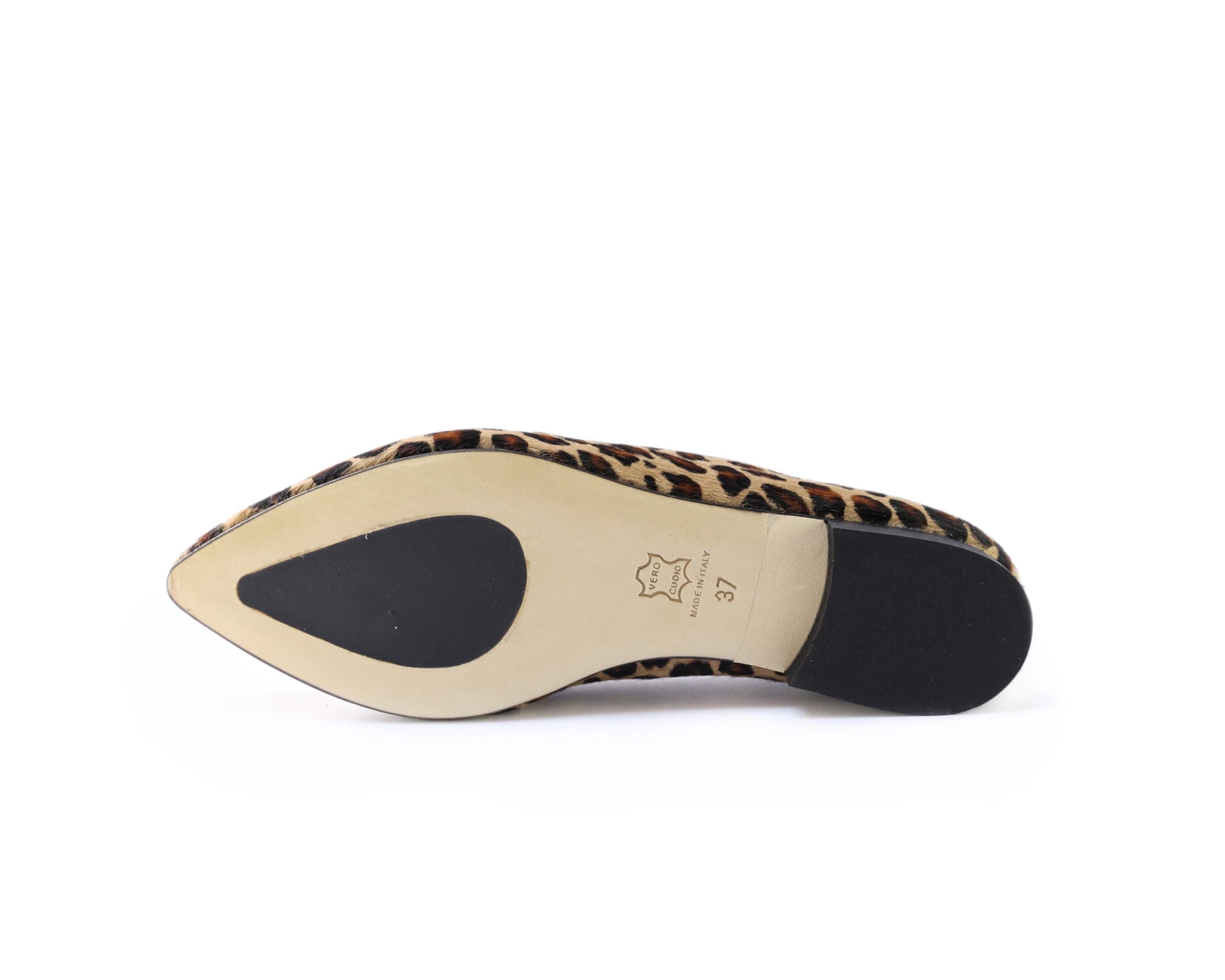 Ton Goût Pony Ballerine Basse Donna Maculate Pony