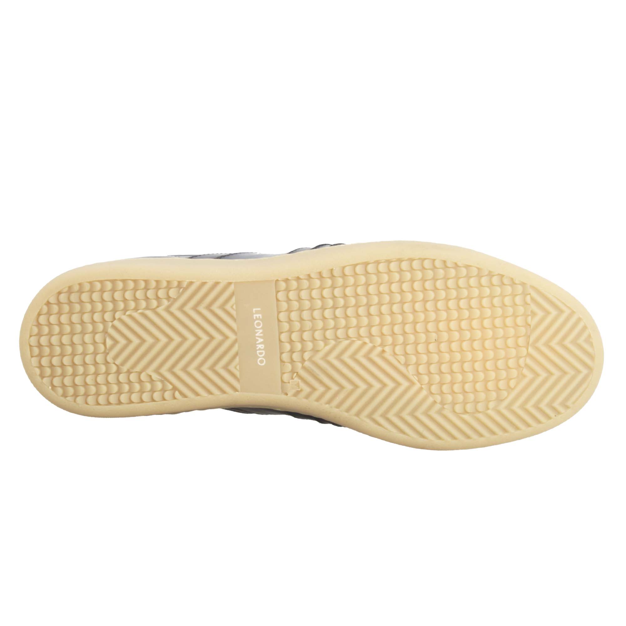 Leonardo Shoes Bizantino sneaker uomo blu pelle suola antiscivolo