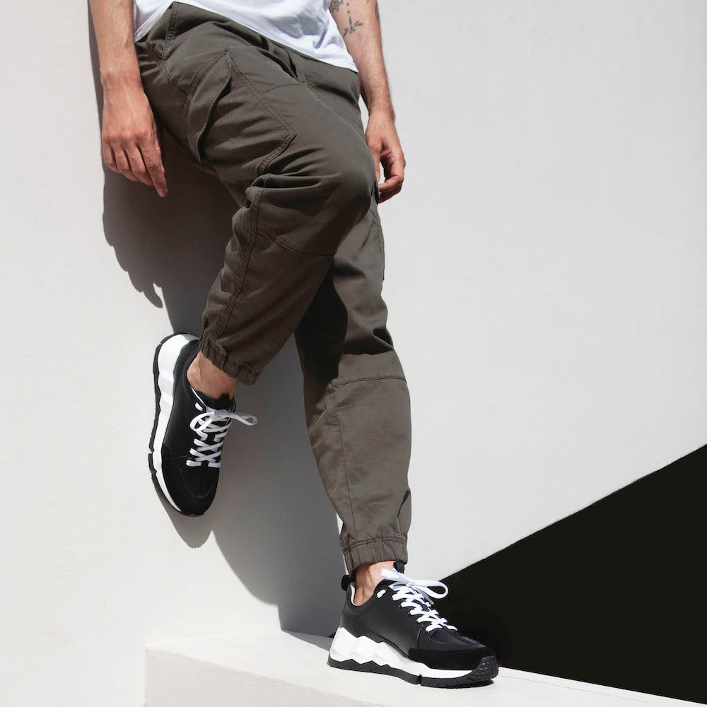 Pierre Hardy Street Life QX02Z sneakers uomo nero con lacci