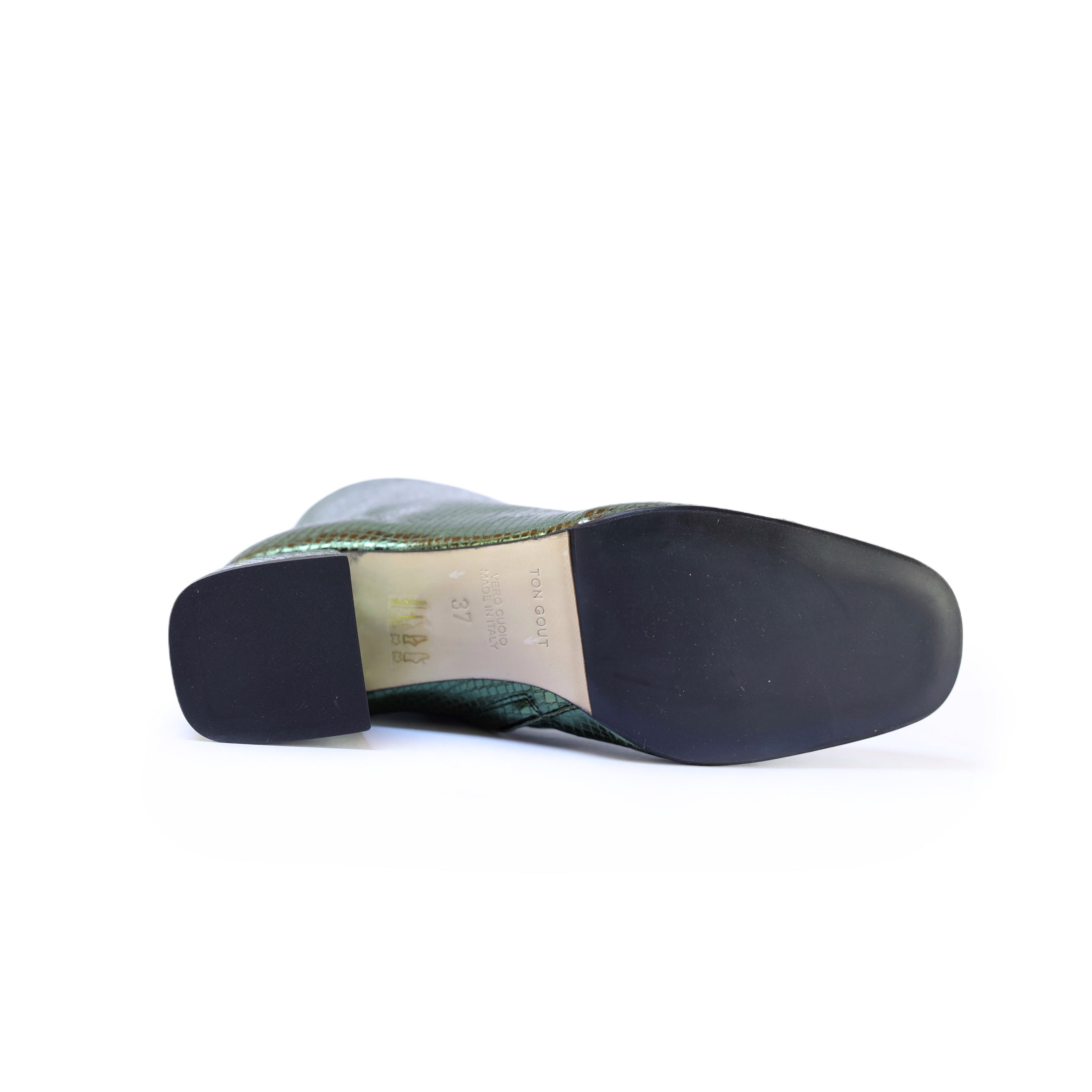 Ton Goût Alexia scarpe donna pelle military pitone