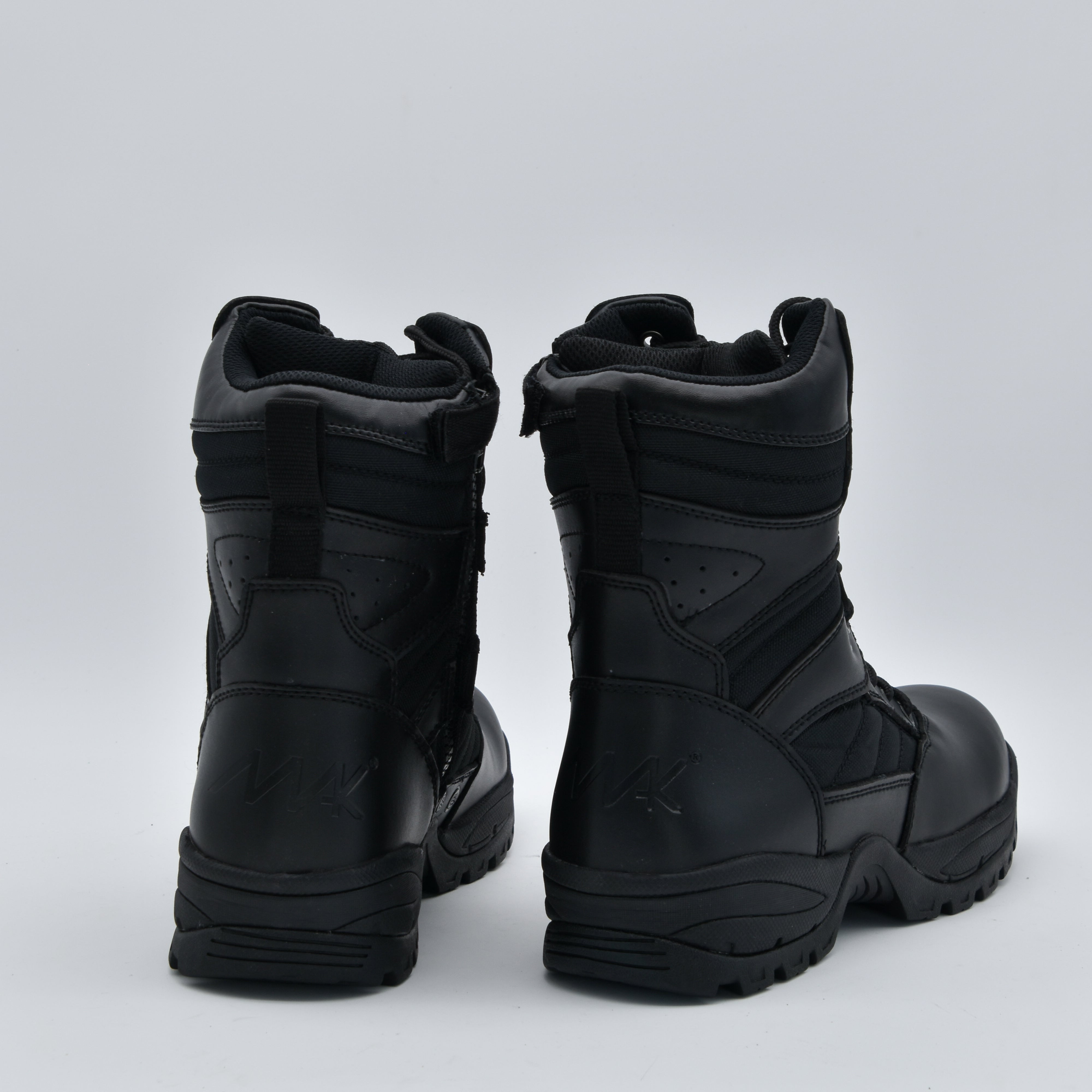 MAK Protector 9 Side Zip Stivale Tattico Nero Pelle