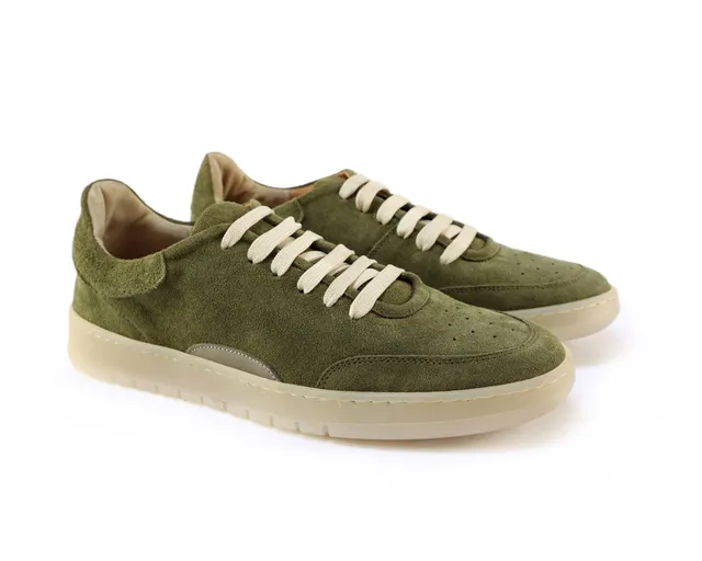 Ton Goût Sneakers Camoscio Verde Uomo 42