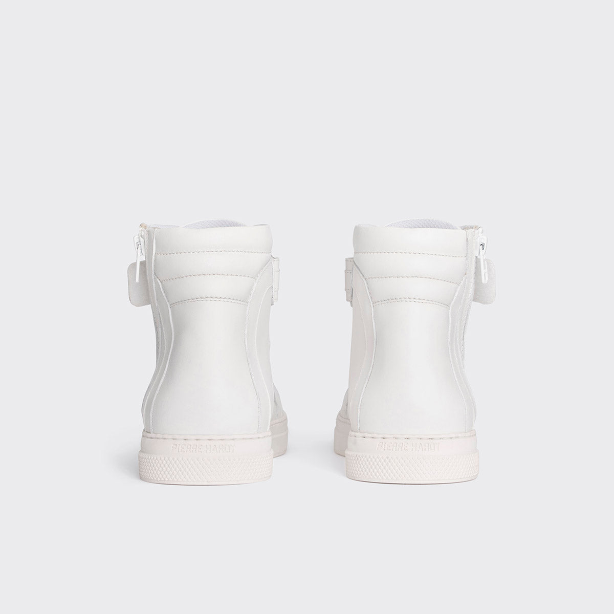 Pierre Hardy 012 sneakers alte donna bianche con zip