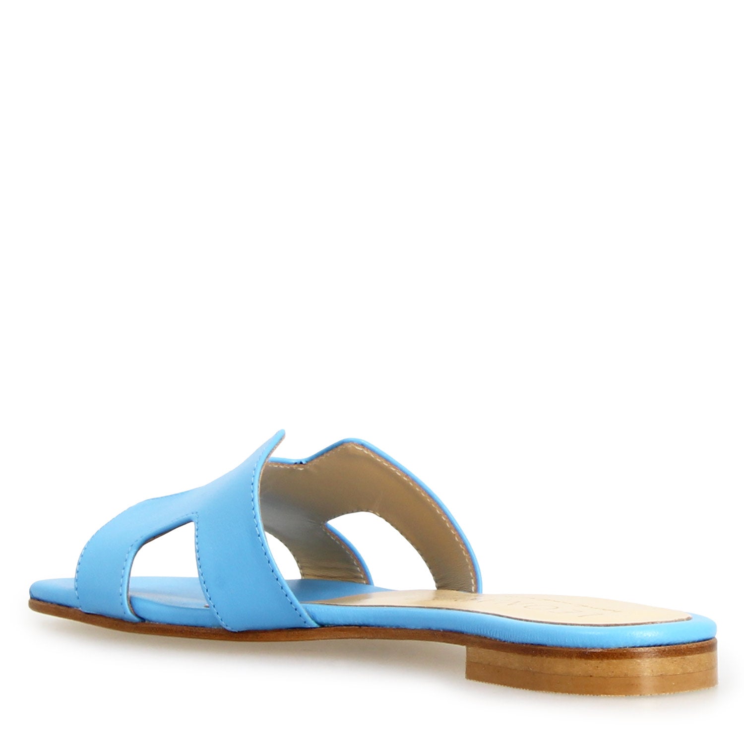 Leonardo Shoes Harmony sandalo donna nappa celeste